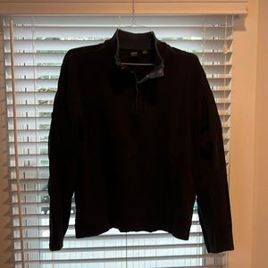 Hugo Boss 1/4 Button Sweater - Navy - Size XL